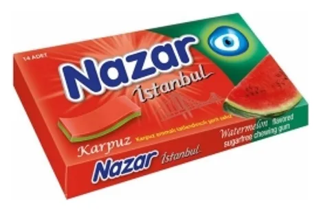 Nazar Istanbul Wassermelone Kaugummi 27g