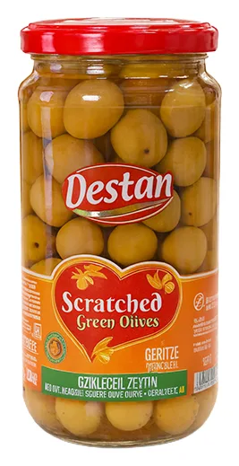Destan geschrapt grüne Oliven 280g