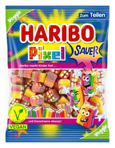 Haribo Rainbow Pixel Veggie 160g