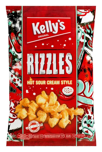 Kelly's Rizzles Hot Sour Cream Style 70g