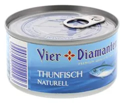 Vier Diamanten Thunfisch Naturell 195g