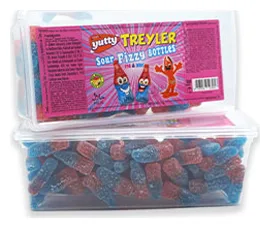 Yutty Treyler Mini Sour Cola Bottles 200g
