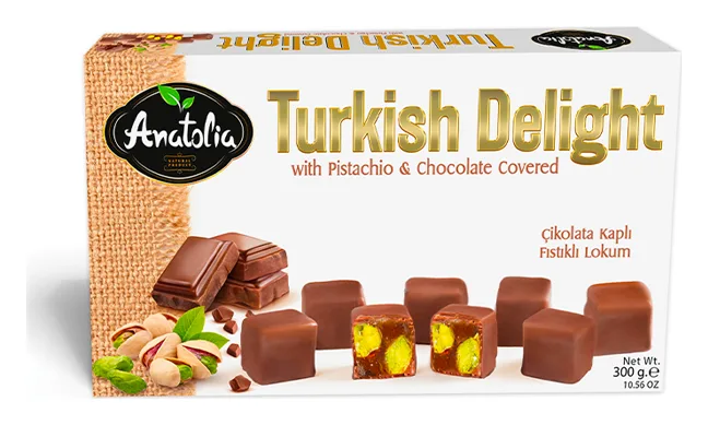 Anatolia Lokum mit Pistazie und Schokolade 300g