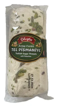 Ciloglu Antep Fistikli Tel Pismaniye Zuckerfäden mit Pistazien 250g