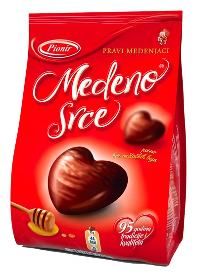 Pionir Lebkuchenherzen Medeno Srce 350g
