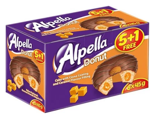 Alpella Donut Caramel 6x45g