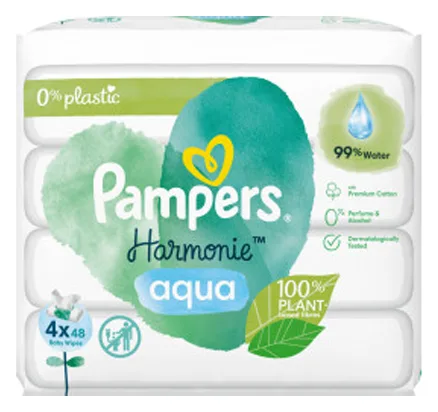 Pampers Harmonie Aqua 4x48