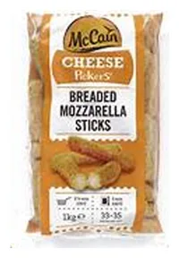 McCain Breaded Mozzarella Sticks 1kg