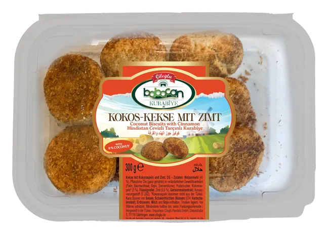 Babacan Hindistan Cevizli Tarcinli Kurabiye 300g
