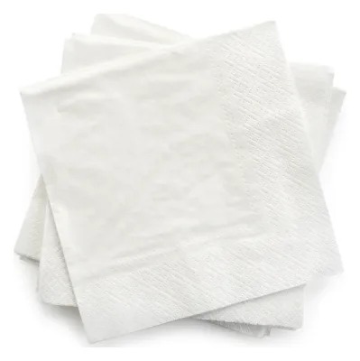 Serviette Weiß 33x33 cm, 350pcs