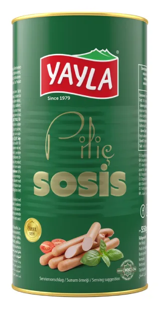 Yayla Pilic Sosis 550g