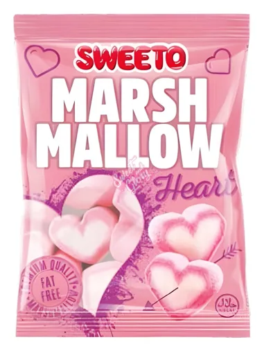 Sweeto Marshmallow Heart 140g