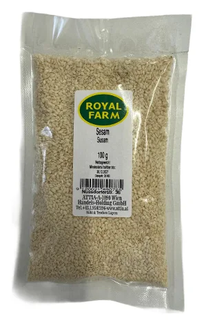 Sesam geschält weiss Royal Farm 100g