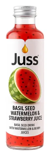 Juss Basil Seed Wassermelone-Erdbeere 250ml