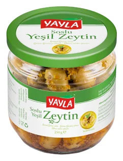 Yayla Soslu Grün Oliven 250g