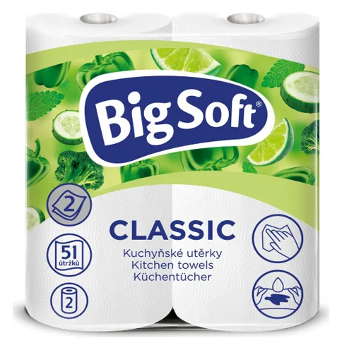 Big Soft Classic Küchentücher 2psc