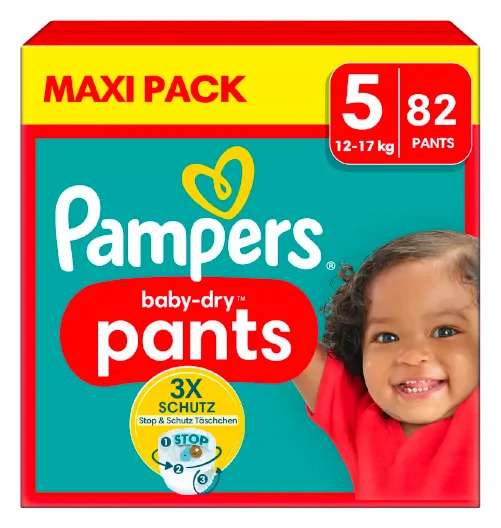 Pampers Pants Baby Dry 5, 82pcs