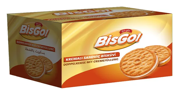 Bisgo Doppelkekse mit Cremefüllung 500g