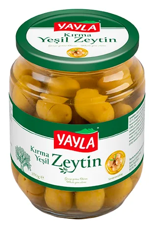 Yayla Kirma Yesil Zeytin 650g