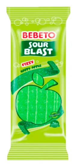Bebeto Sour Blast Happy Apple 180g