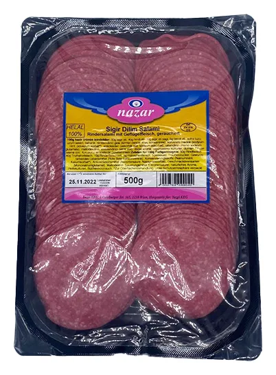 Nazar Sigir Dilim Salami 500g