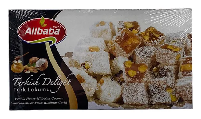 Alibaba Lokum mit Honig-Milch-Kokos 300g