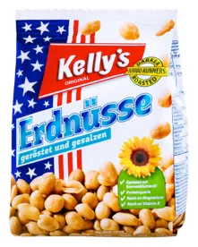 Kelly's Erdnüsse Gesalzen & Geröstet 225g