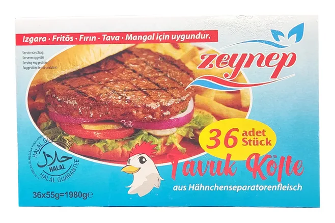 Zeynep Tavuk Köfte 40 pcs x 55g