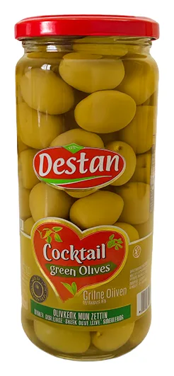 Destan Cocktail grüne Oliven 280g