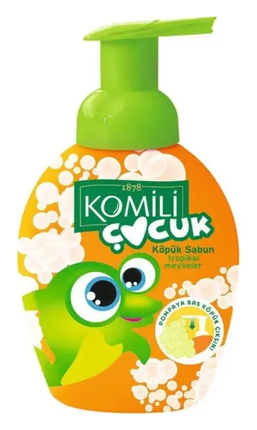 Komili Cocuk Köpük Sabun Tropikal 280ml