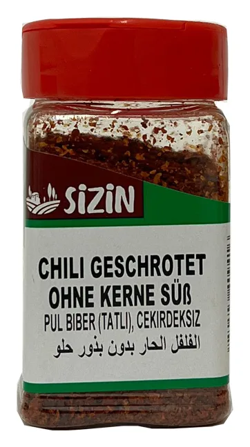 Sizin Chili Geschrotet ohne kerne 60g