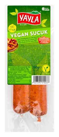 Yayla Vegan Sucuk 200g