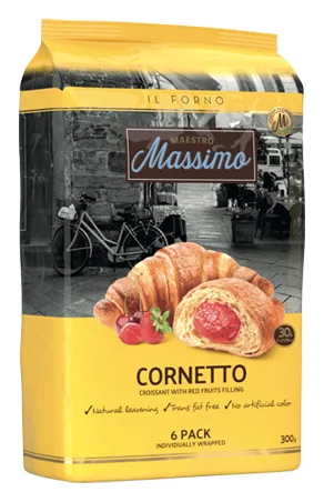 Massimo Croissant mit roten Früchten 6 x 40g