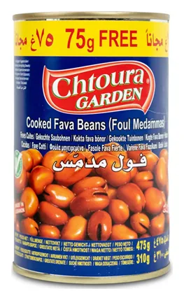 Chtoura Land Gekochte Fava 400-475g