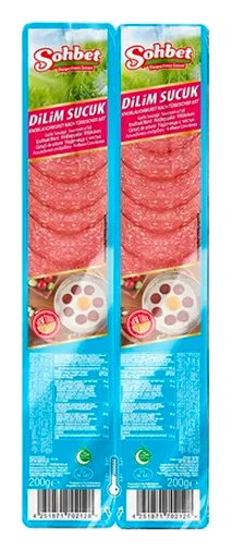 Sohbet Knoblauchwurst in Scheiben 200g