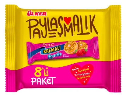 Ülker Kremali Bisküvi Cilek Aramoli (8x72g)