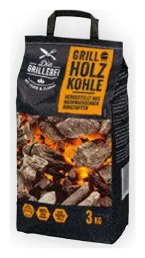 Die Grillerei Grill Holz Kohle 3kg