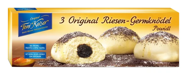 3 Original Riesen Germknödel 560g