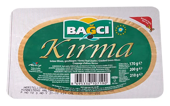 Bagci Grüne Oliven Geknackt 200g