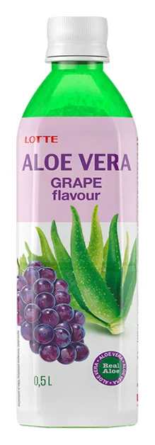 Lotte Aloe Vera Grape Flavour 500ml