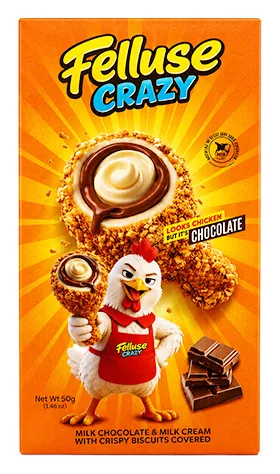 Felluse Crazy Vollmilchschokolade 50g