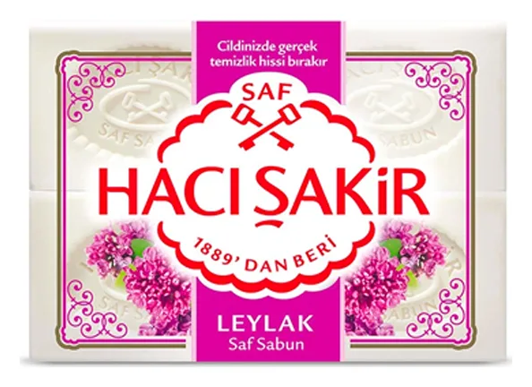 Haci Sakir Saf Sabun Leylak 4x150g