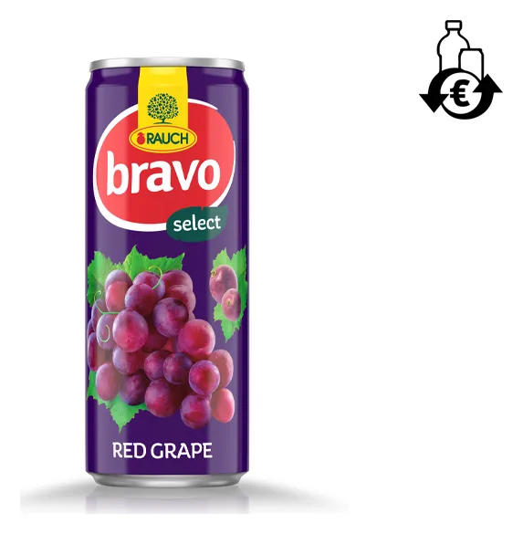 Rauch Bravo Rote Traube Dose 330ml