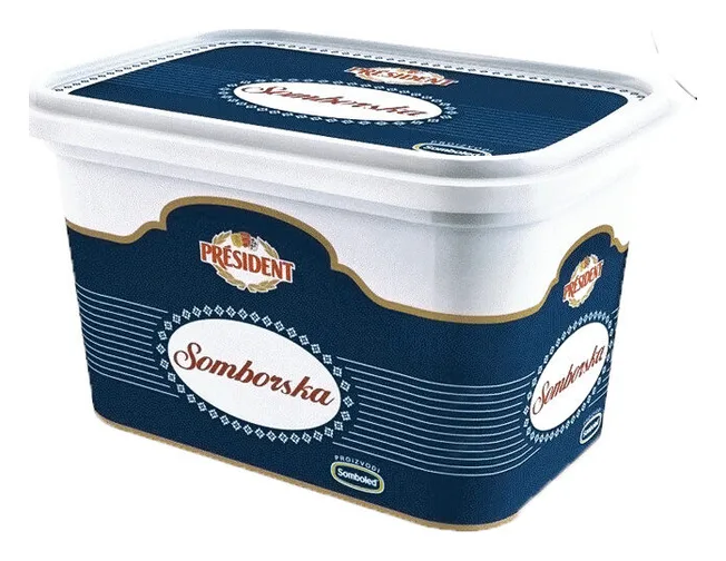 President Somborska Weichkäse in Salzlake 500g