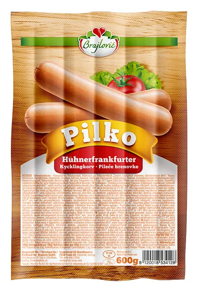 Brajlovic Pilko Hühnerfrankfurter 600g