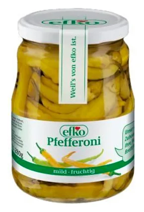 Efko Pfefferoni mild-fruchtig 600g