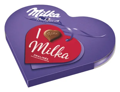 Milka Pralines Haselnusscreme Von Herzen 44g