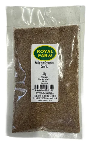 Koriander gemahlen Royal Farm 80g