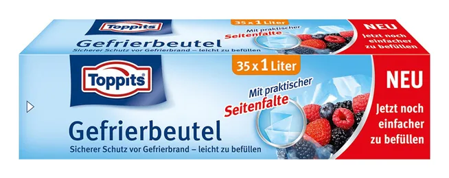 Toppits Gefrierbeutel 35x1L