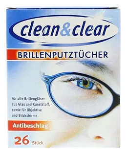 Clean&Clear Brillenputztücher 26stk